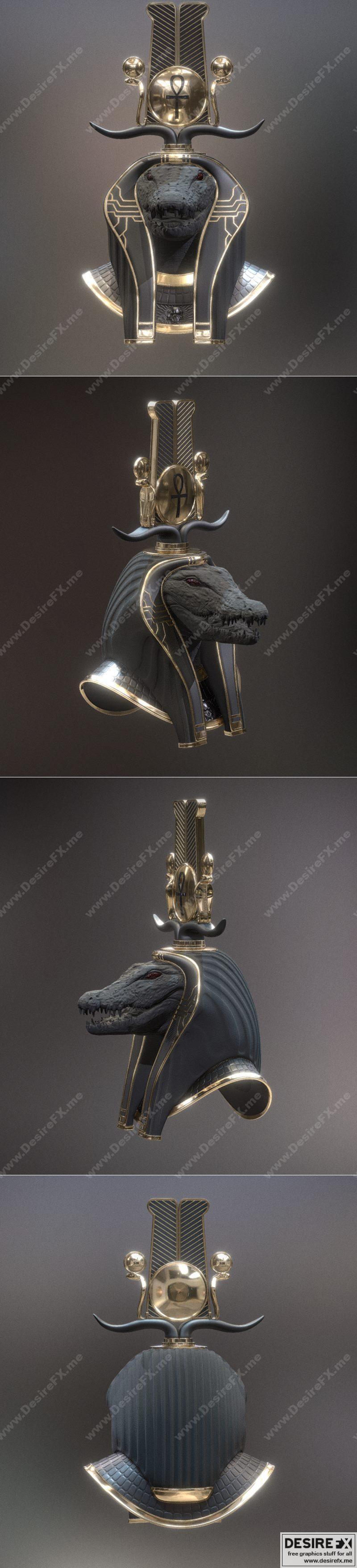 Sobek - 动漫游戏角色3D打印模型|Sobek – 3D Print Model STL