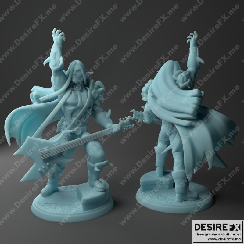 Tavern Rock乐队3D打印模型|Tavern Rock Band Pack – 3D Print Model STL