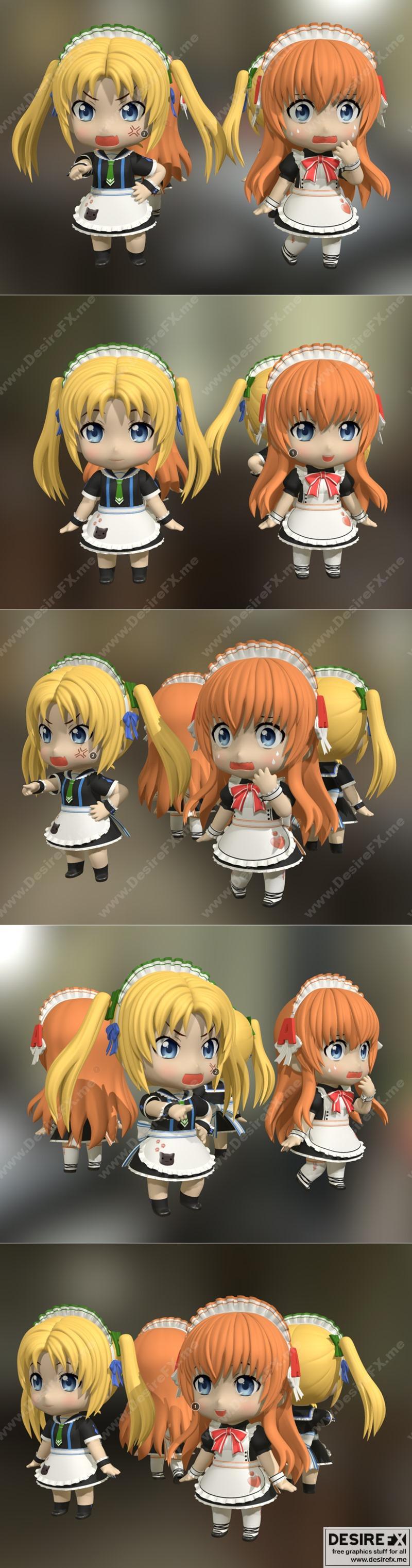 Ai-chan 2016年3D打印模型：Kiba-chan角色造型设计|Ai-chan – Kiba-chan 2016 projects – 3D Print Model STL