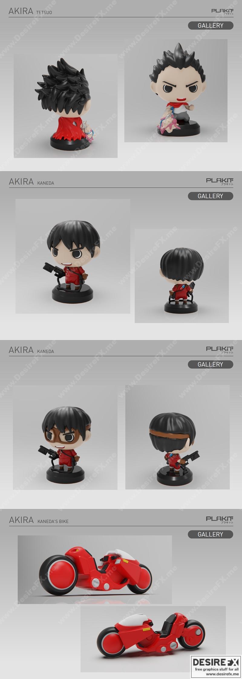 Plakit出品 《Akira》3D打印模型|Plakit – Akira – 3D Print Model STL