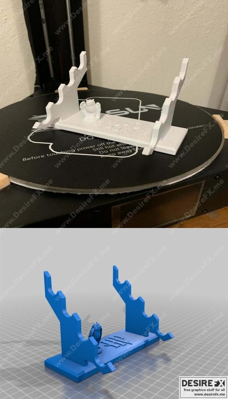 3D打印模型：猫头鹰立式支架|Wand Stand Owl – 3D Print Model STL