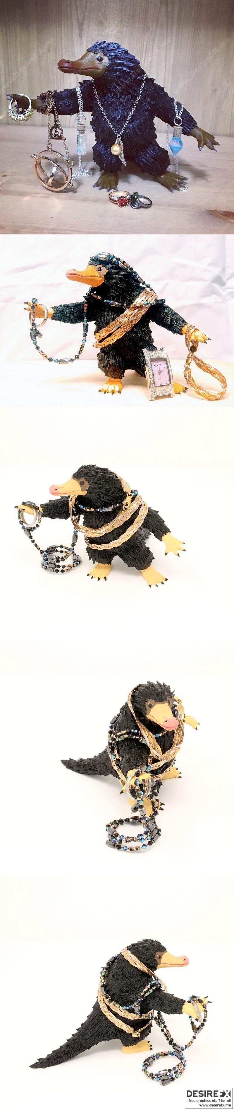 Niffler珠宝模型3D打印作品|Niffler Jewellery Stand – 3D Print Model STL