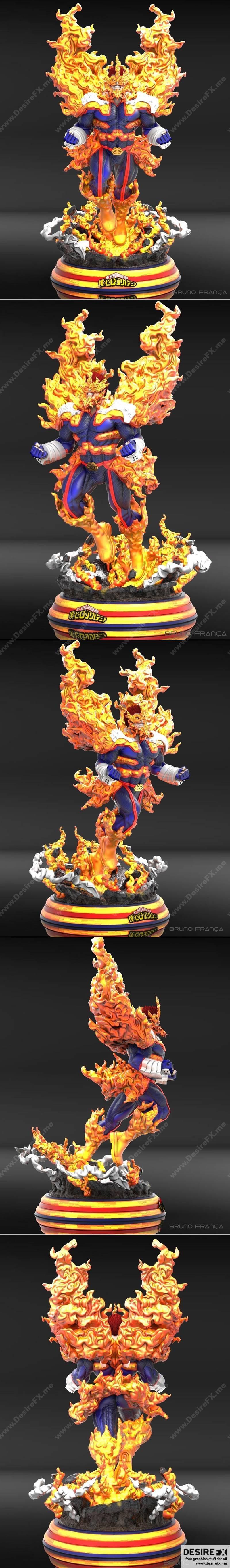 Endeavor – 3D打印模型：动漫角色造型设计|Endeavor – 3D Print Model STL