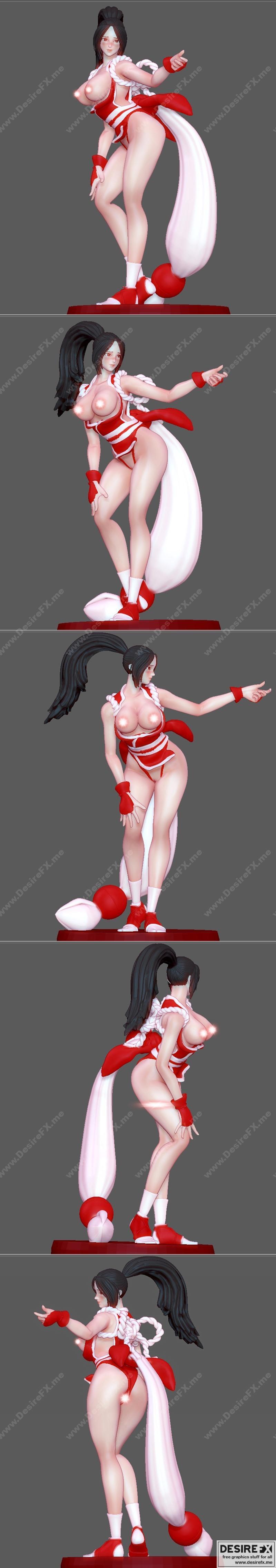 Mai Stand Pink 3D打印模型|Mai Stand Pink – 3D Print Model STL