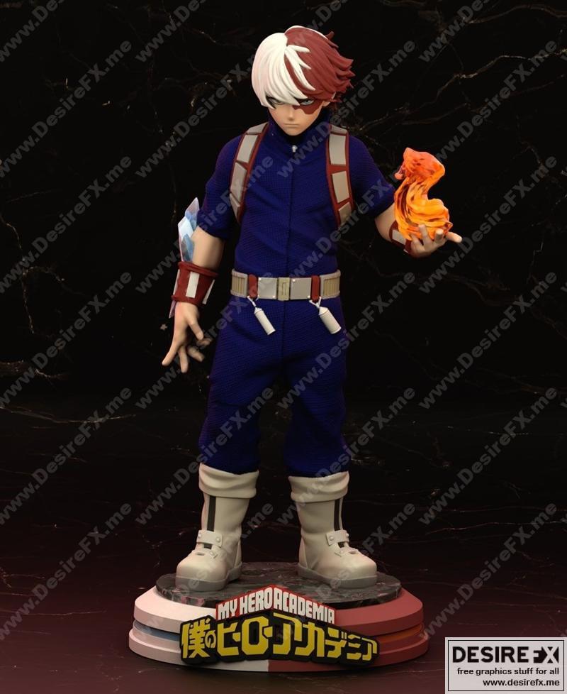Todoroki 3D打印模型|Todoroki – 3D Print Model STL