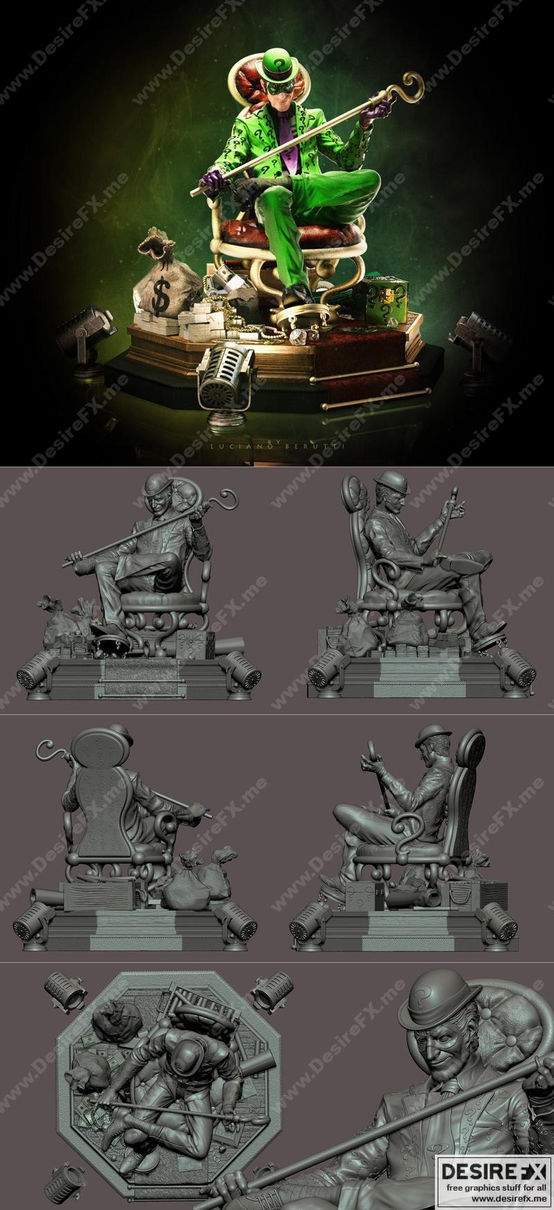 Ridller - 动漫游戏角色3D打印模型|Ridller – Fan art – 3D Print Model STL