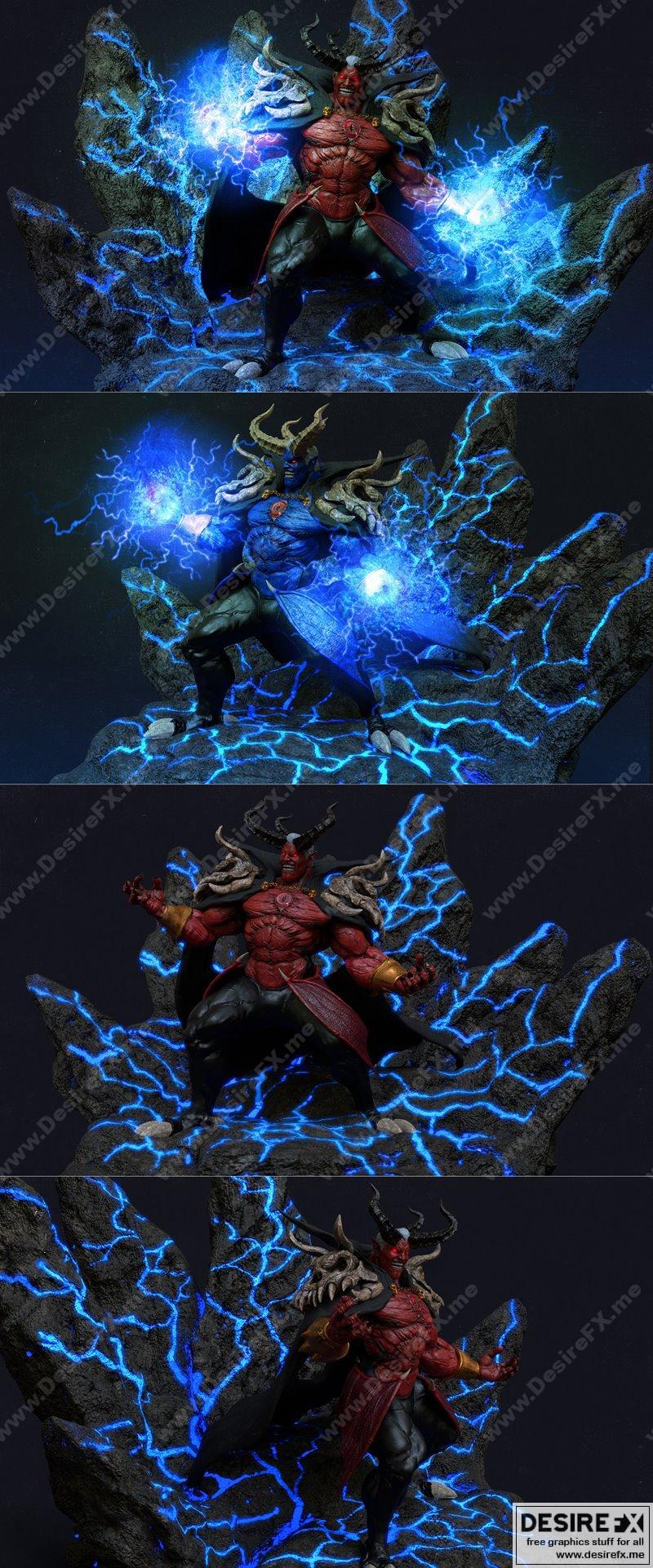 街头霸王V反派贝格·维加（M.Bison）3D打印模型|Street fighter V Boss Vega (M.Bison) Evil ver – 3D Print Model STL