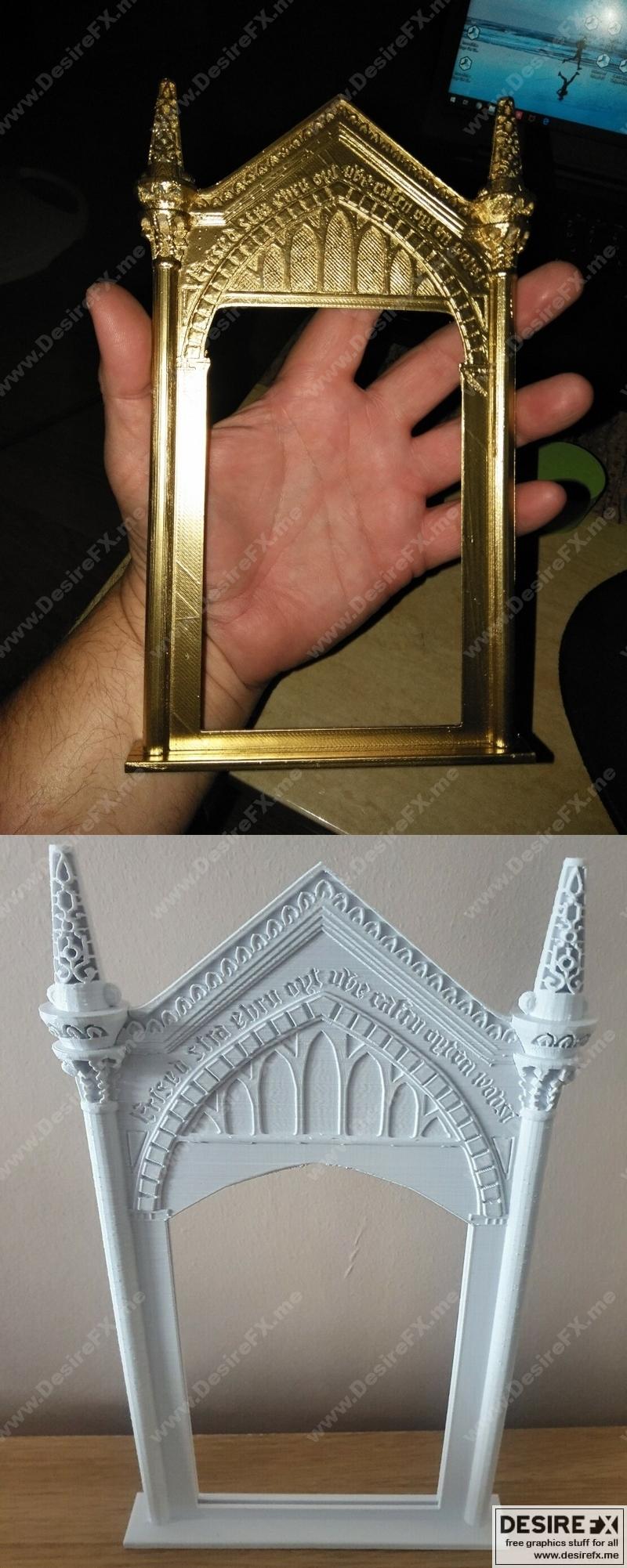 哈利·波特——镜中奇想——3D打印模型|Harry Potter – Mirror of Erised – 3D Print Model STL