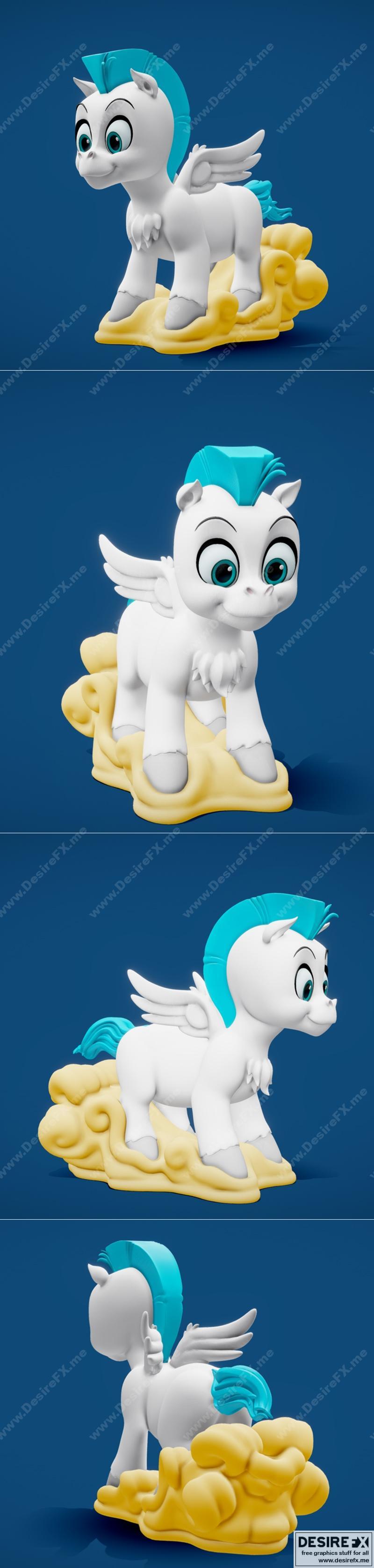 1997年小马驹赫尔库勒斯3D打印模型|Baby Pegasus Hercules 1997 – 3D Print Model STL