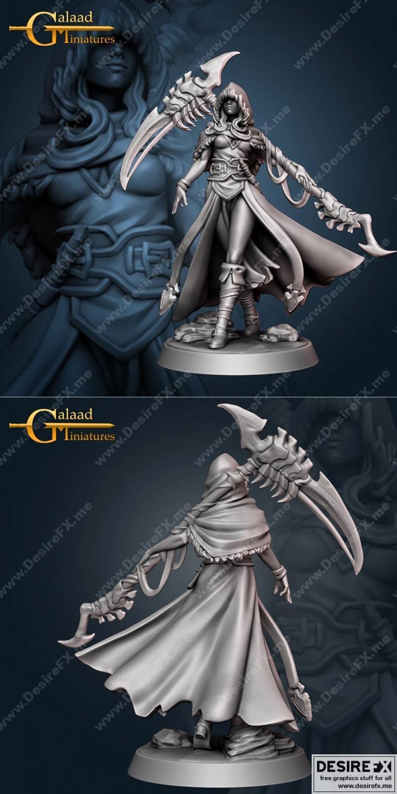 北境女收割者 3D打印模型|Northem Female Reaper – 3D Print Model STL