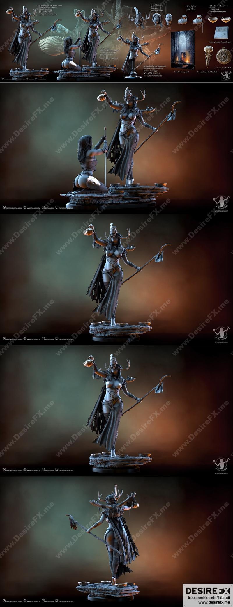 Ritual Casting 9月新品发布——罗内尔，女先知 3D打印模型|Ritual Casting September 2022 Release – Ronelle, the Seeress – 3D Print Model STL