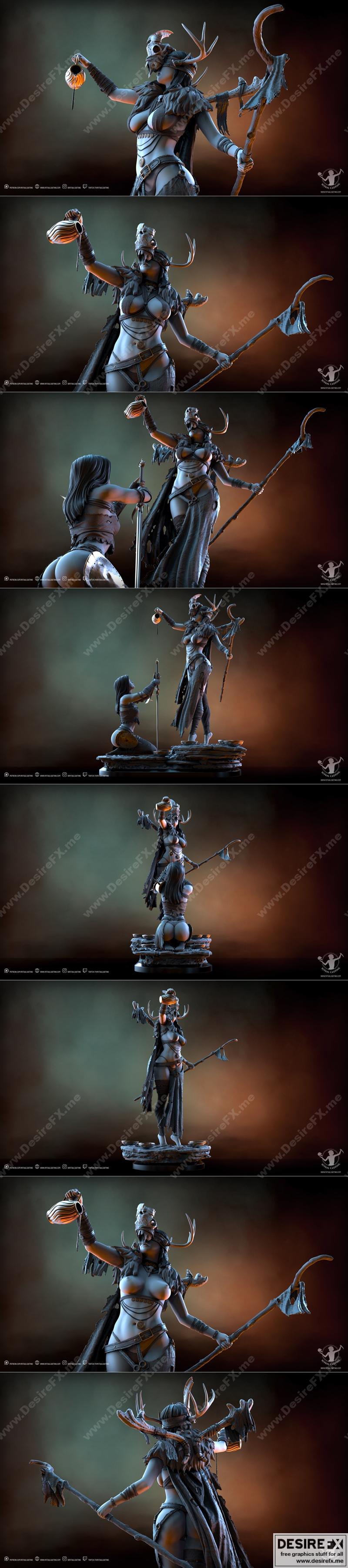 Ritual Casting 9月新品发布——罗内尔，女先知 3D打印模型|Ritual Casting September 2022 Release – Ronelle, the Seeress – 3D Print Model STL