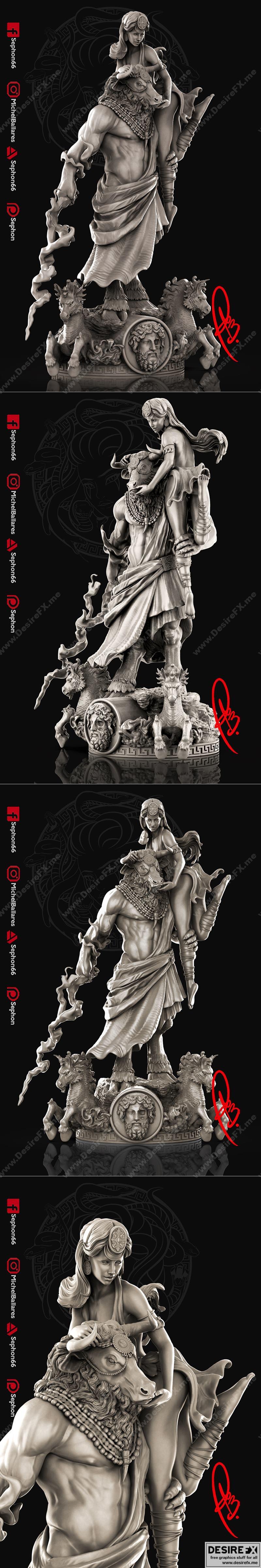 Minotaur 3D打印模型|The Minotaur – 3D Print Model STL