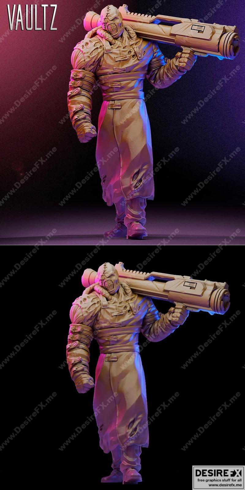 生化危机：尼尔森3D打印模型|Nemesis Resident Evil – 3D Print Model STL