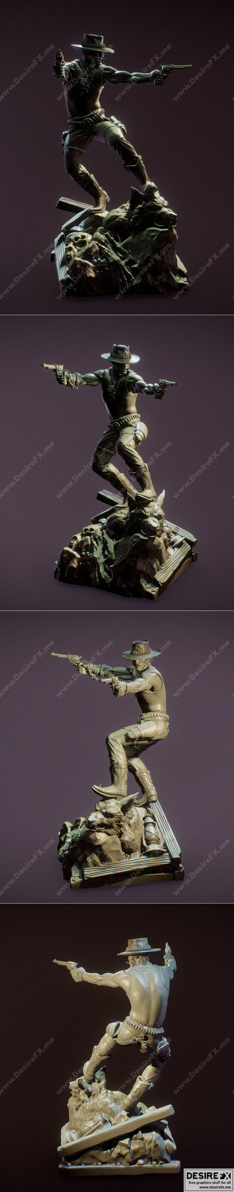 麦克格雷戈与狼人——3D打印模型|MacGregor and the Werewolves – 3D Print Model STL