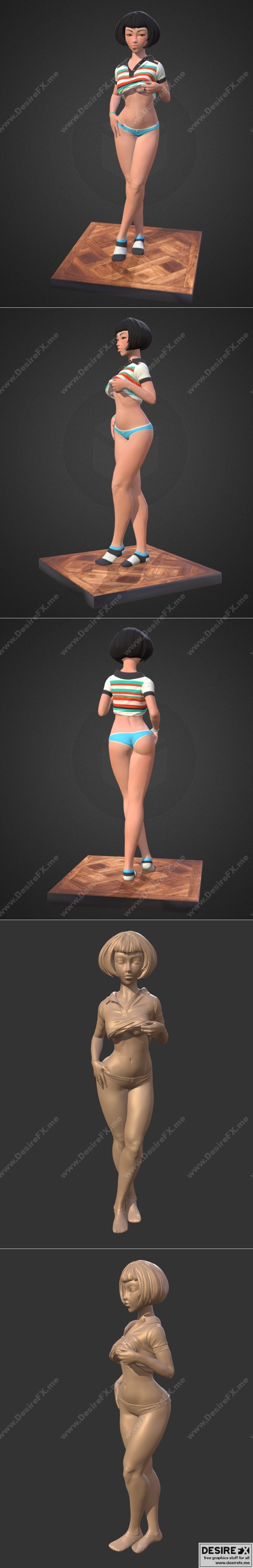 克里斯与H18克里斯16号灭绝 3D打印模型|Chris and H18 Chris 16 Decimation – 3D Print Model STL