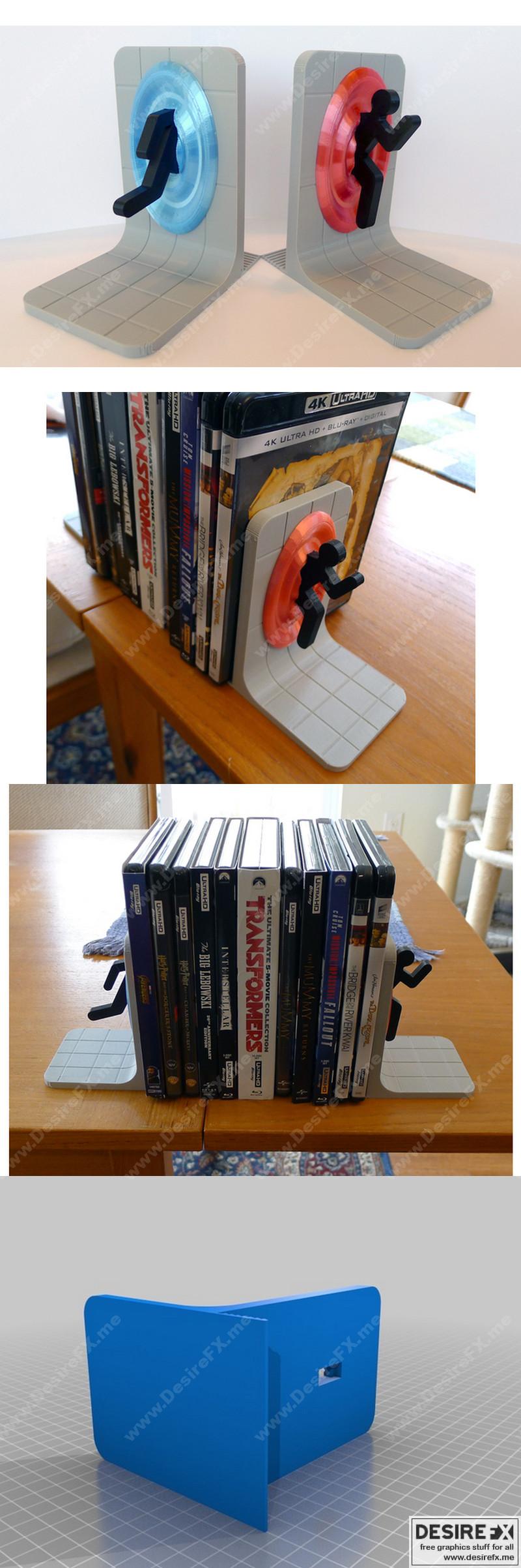 Snap On Portal 3D打印书架模型|Snap On Portal Bookstand with tiles – 3D Print Model STL