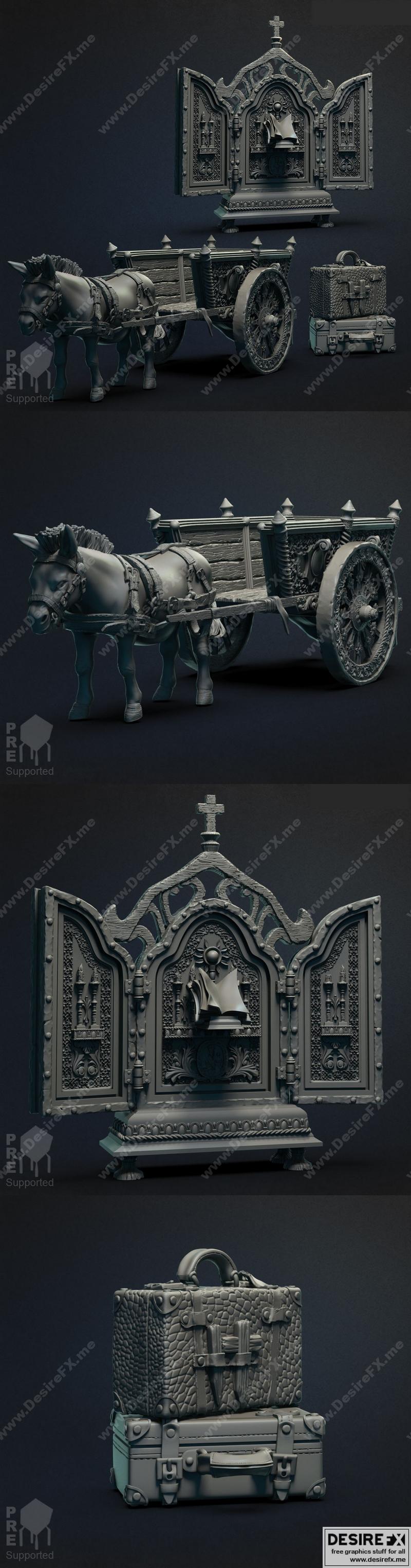 便携式神龛 - 3D打印模型 STL|Portable Shrine – 3D Print Model STL