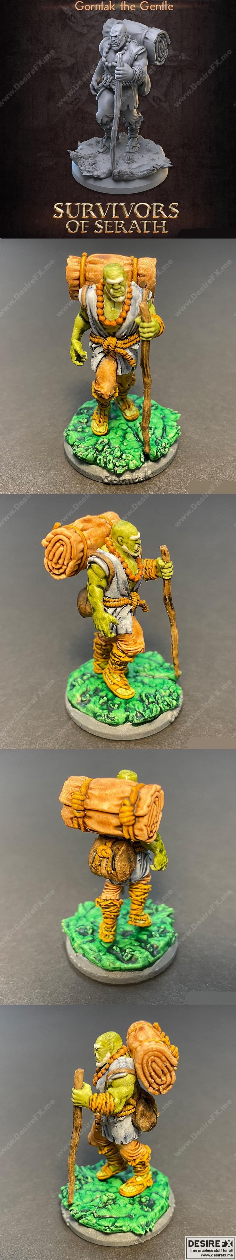 Gorntak the Gentle 3D打印模型|Gorntak the Gentle – 3D Print Model STL