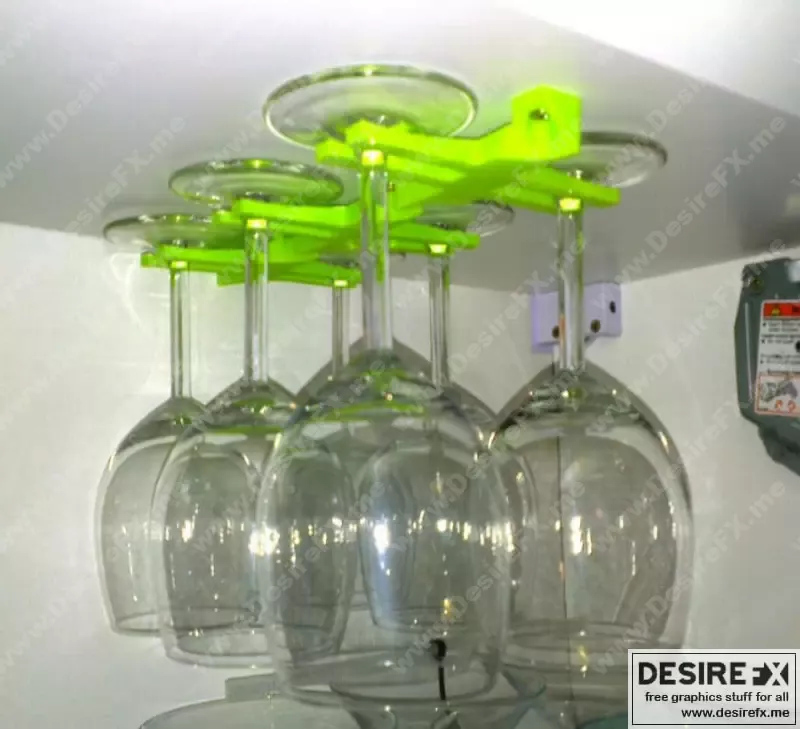 3D打印玻璃架模型-赛博朋克2077角色收藏款|Glass holder – 3D Print Model STL