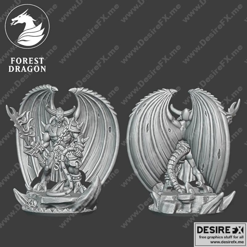森林龙——掠夺者军团 3D打印模型|Forest Dragon – Despoilers Army Pack – 3D Print Model STL