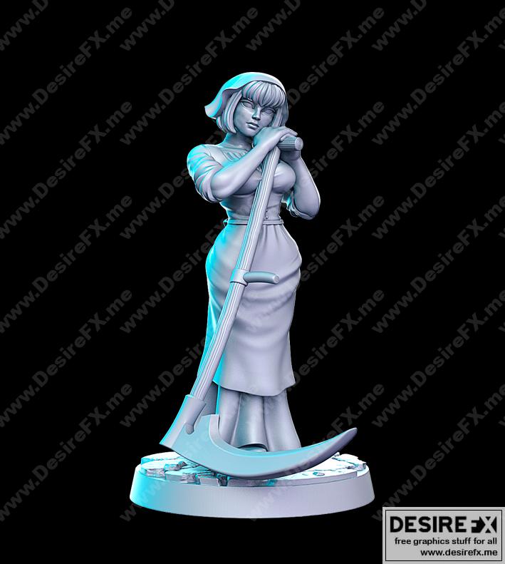 《巫师契约3：农夫与商人3D打印模型》|A Witcher Contract Vol.3 & Peasant and Trades (RNEstudio) – 3D Print Model STL