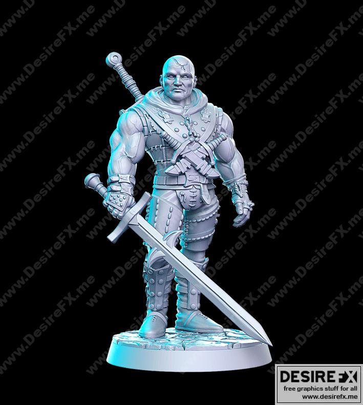 《巫师契约3：农夫与商人3D打印模型》|A Witcher Contract Vol.3 & Peasant and Trades (RNEstudio) – 3D Print Model STL