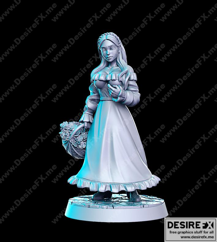 《巫师契约3：农夫与商人3D打印模型》|A Witcher Contract Vol.3 & Peasant and Trades (RNEstudio) – 3D Print Model STL