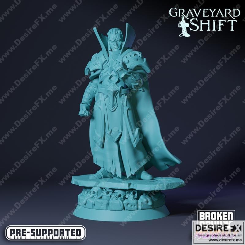 3D打印模型：吸血鬼德古拉|Graveyard Shift Dracula Ver 1 – 3D Print Model STL