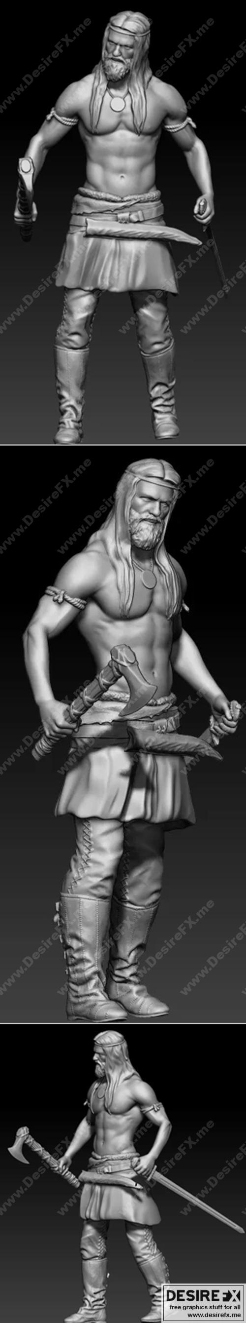 北欧武士 3D打印模型 STL|Northman – 3D Print Model STL