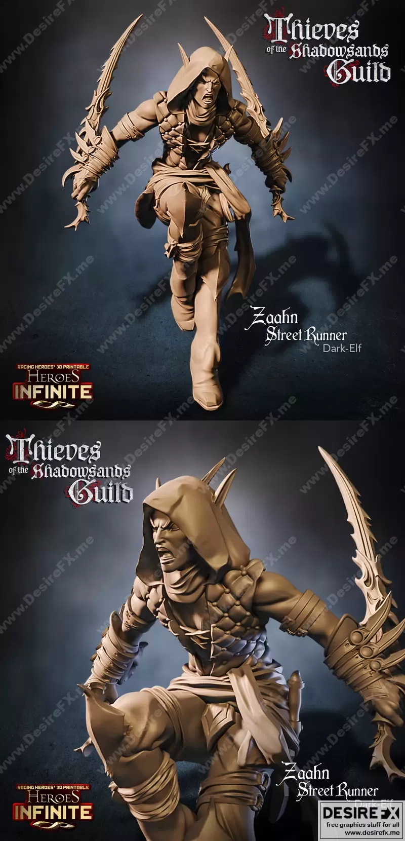 Zaahn 街头跑者 3D打印模型|Zaahn Street Runner