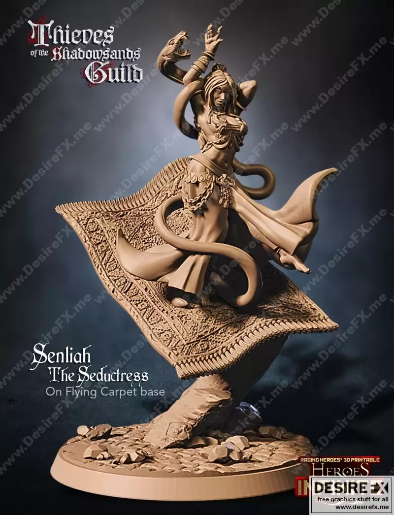 Senliah The Seductress 3D打印模型|Senliah The Seductress – 3D Print Model STL