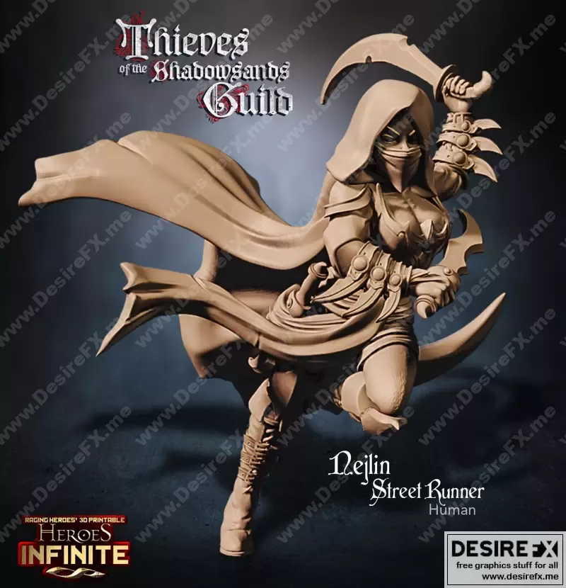 Nejlin街道跑者3D打印模型|Nejlin Street Runner