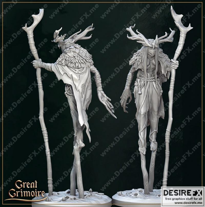 沼泽女巫 - 3D打印模型|Swamp Witch – 3D Print Model STL