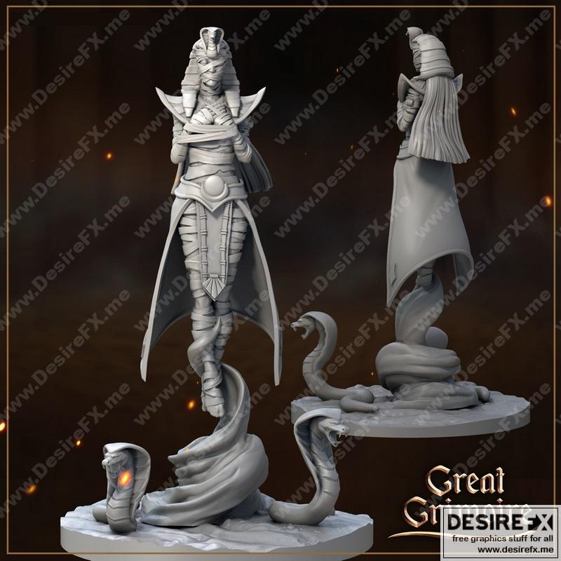 蛇语者——3D打印模型|Snake Whisperer – 3D Print Model STL