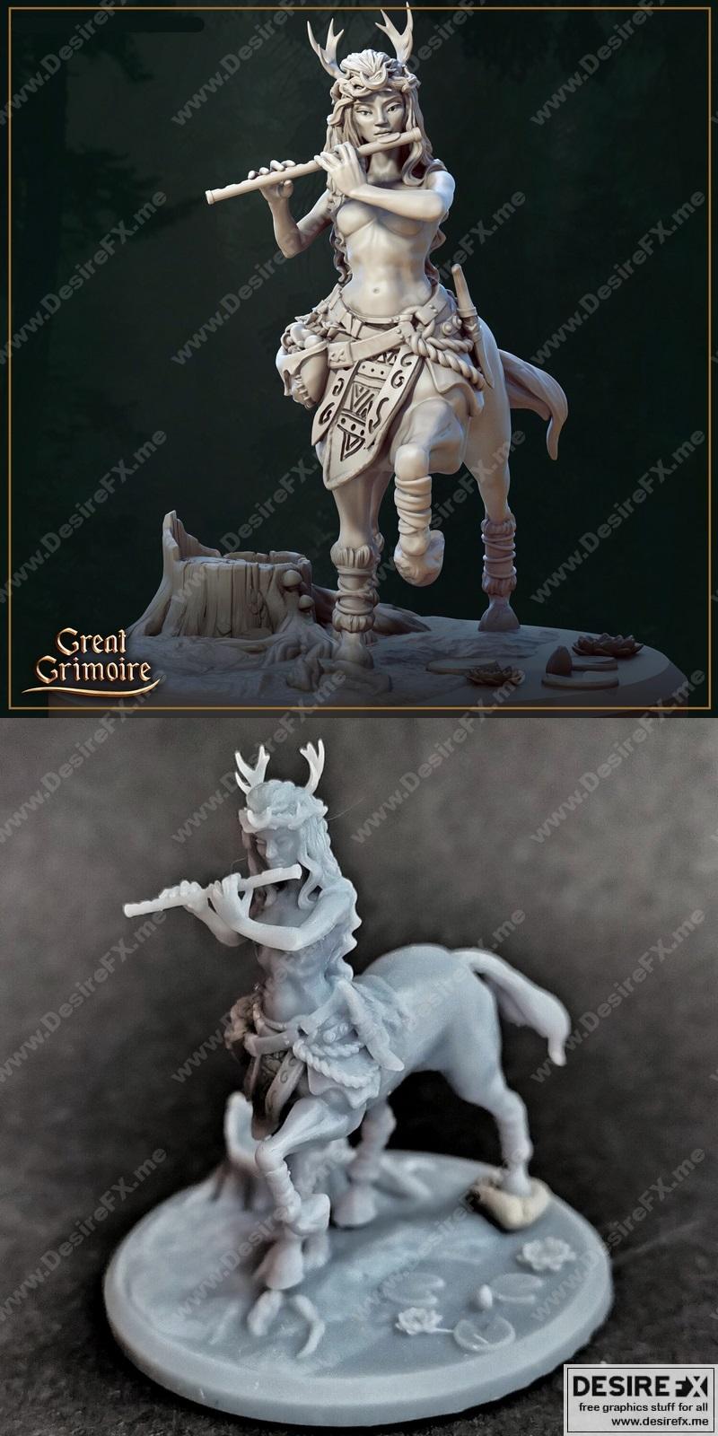 奥瑞拉ia 人类与马的乐师——3D打印模型|Orelaia The Сentaur Bard – 3D Print Model STL