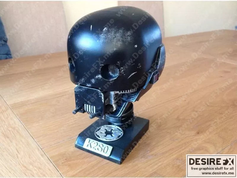 K2SO - 3D打印模型：动漫游戏角色造型|K2SO – 3D Print Model STL