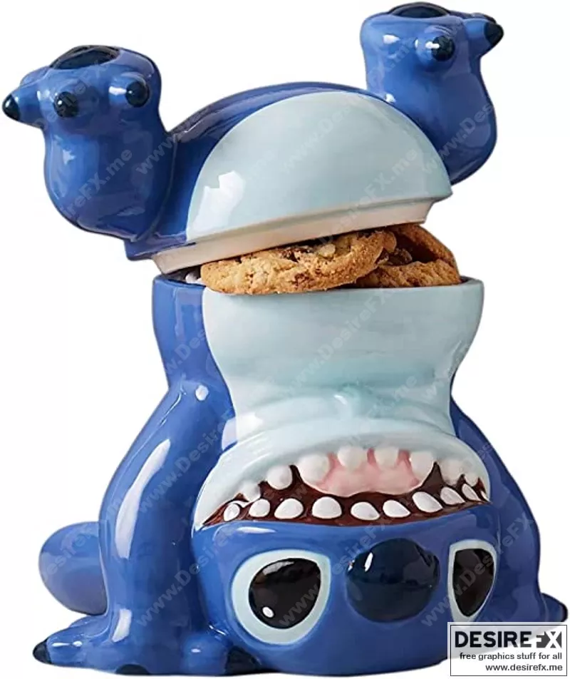 Galletero Stitch 3D打印模型|Galletero Stitch – 3D Print Model STL