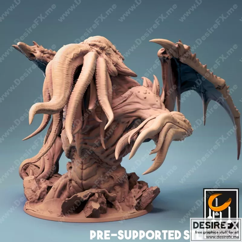 Cthulhu 3D打印模型|Cthulhu – By AiR – 3D Print Model STL