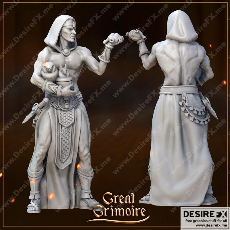 3D打印模型：动漫角色仪式主持人|Master of Ceremony – 3D Print Model STL
