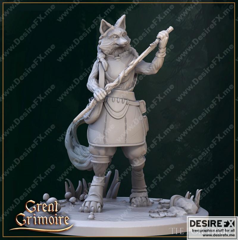 枫狐收藏家——3D打印模型|Maple The Fox Collector – 3D Print Model STL