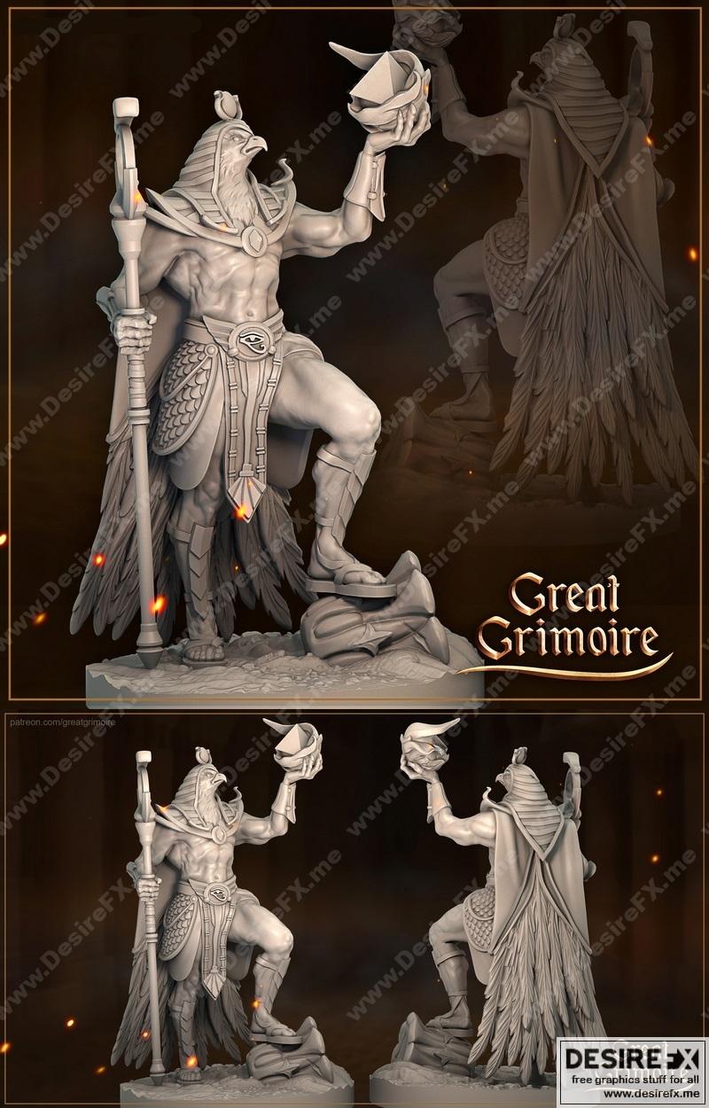 太阳之神 3D打印模型|Ra God of Sun – 3D Print Model STL