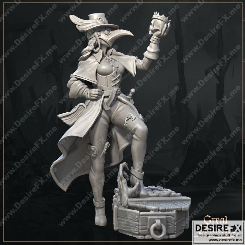 遮蔽瘟疫 3D打印模型|Masked Plague – 3D Print Model STL
