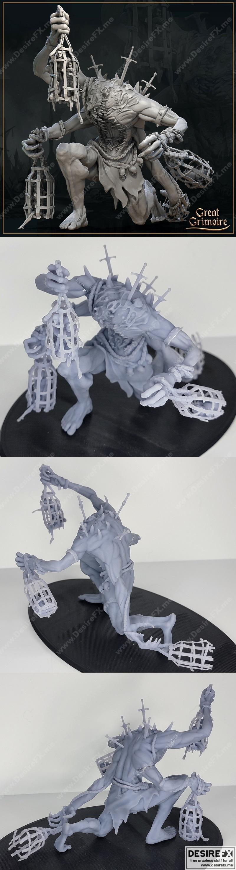 恐怖承载者 - 3D打印模型|Horror Bearer – 3D Print Model STL