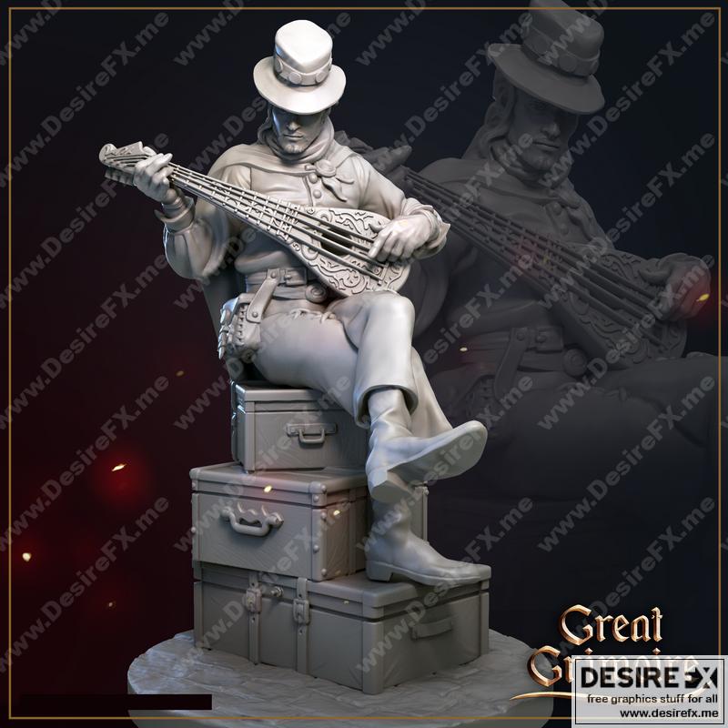 Bard 3D打印模型：动漫角色可打印立体模型|Bard – 3D Print Model STL