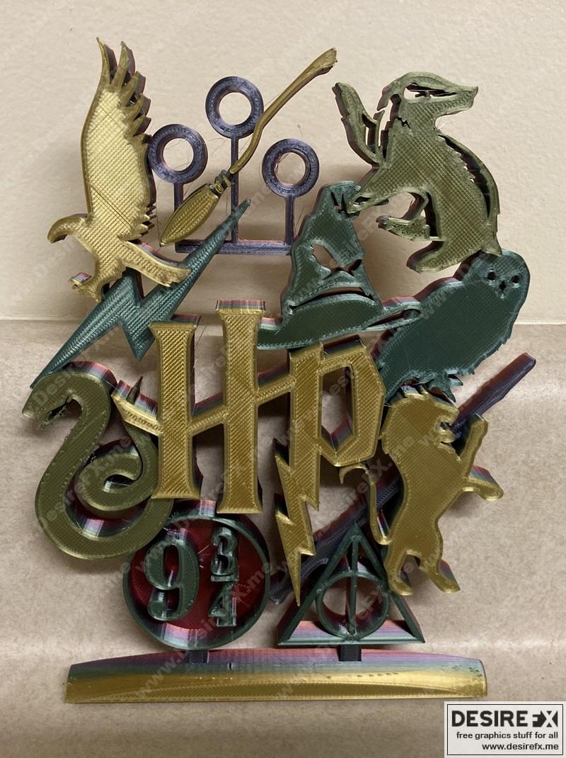 哈利波特装饰品 - 3D打印模型|Harry Potter Ornament – 3D Print Model STL