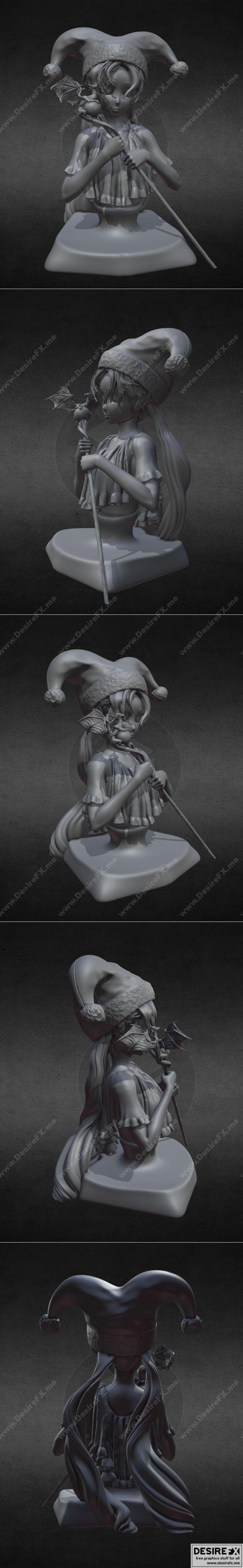 公主席凡妮尔 3D打印模型|Princess Shelfaniel – 3D Print Model STL