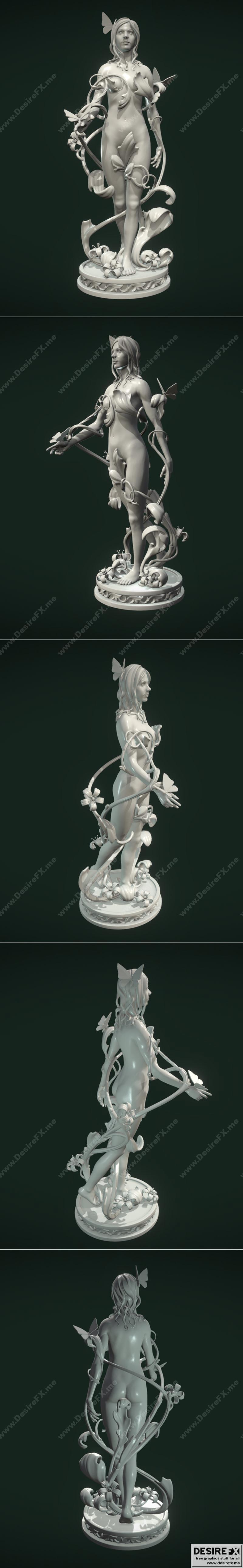 Dryad - 3D打印木精灵模型|Dryad – 3D Print Model STL