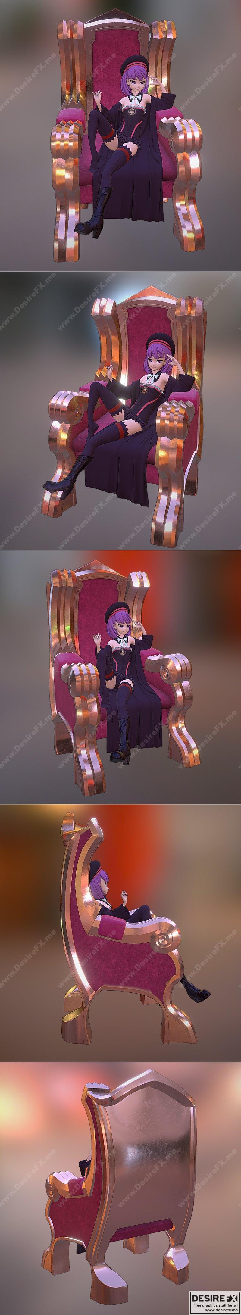 海伦娜 命运石之门 3D打印模型|Helena Fate Grand Order – 3D Print Model STL