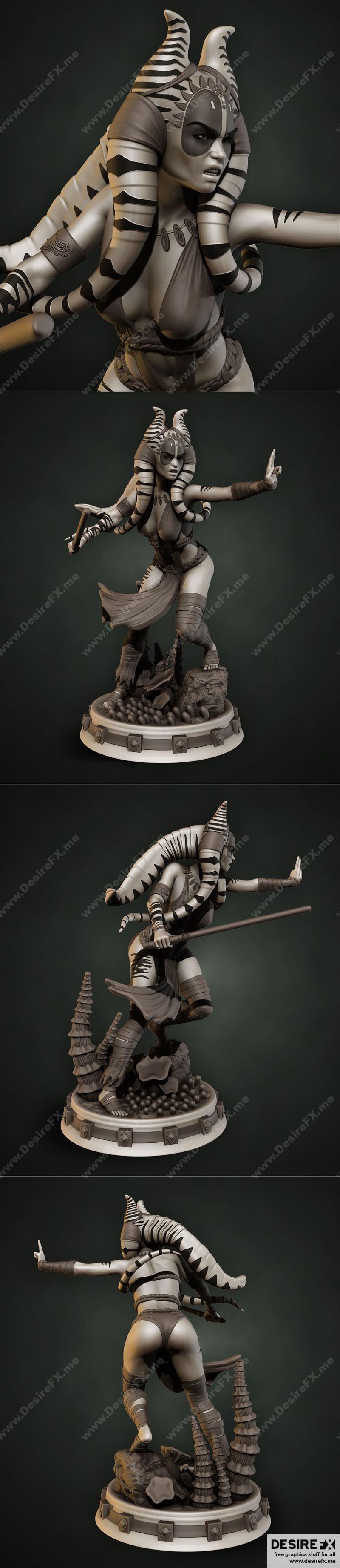 星球大战 Shaak Ti 3D打印模型|Shaak Ti – Star Wars – 3D Print Model STL